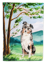 Load image into Gallery viewer, Under the Tree Australian Shepherd Garden Flag - Outdoor Decorative Yard Flag CK2030GF
