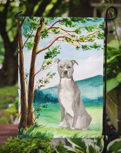 Load image into Gallery viewer, Under the Tree Staffordshire Bull Terrier Garden Flag - Outdoor Decorative Yard Flag CK2032GF