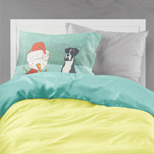 Load image into Gallery viewer, Black Boxer and Snowman Christmas  Standard Pillowcase – Artistic Decorative Front, White Back CK2035PILLOWCASE
