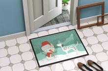 Load image into Gallery viewer, Dalmatian and Snowman Christmas Doormat - 24x36 Decorative Floor Mat – Indoor/Outdoor Rug with Artistic Flair CK2037JMAT