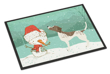 Load image into Gallery viewer, German Shorthair Snowman Christmas Doormat - 24x36 Decorative Floor Mat – Indoor/Outdoor Rug with Artistic Flair CK2045JMAT