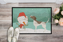 Load image into Gallery viewer, German Shorthair Snowman Christmas Doormat - 18x27 Decorative Floor Mat – Indoor/Outdoor Rug with Artistic Flair CK2045MAT