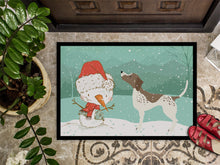 Load image into Gallery viewer, German Shorthair Snowman Christmas Doormat - 18x27 Decorative Floor Mat – Indoor/Outdoor Rug with Artistic Flair CK2045MAT