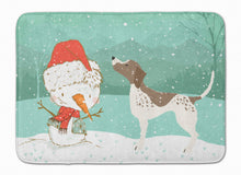 Load image into Gallery viewer, German Shorthair Snowman Christmas Machine Washable Memory Foam Mat CK2045RUG