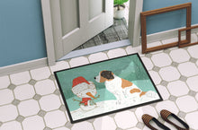 Load image into Gallery viewer, Saint Bernard Snowman Christmas Doormat - 24x36 Decorative Floor Mat – Indoor/Outdoor Rug with Artistic Flair CK2050JMAT