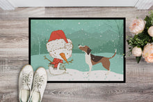 Load image into Gallery viewer, Beagle Snowman Christmas Doormat - 24x36 Decorative Floor Mat – Indoor/Outdoor Rug with Artistic Flair CK2052JMAT