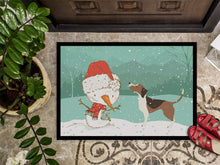 Load image into Gallery viewer, Beagle Snowman Christmas Doormat - 24x36 Decorative Floor Mat – Indoor/Outdoor Rug with Artistic Flair CK2052JMAT