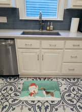 Load image into Gallery viewer, Beagle Snowman Christmas Machine Washable Memory Foam Mat CK2052RUG
