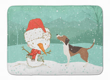 Load image into Gallery viewer, Beagle Snowman Christmas Machine Washable Memory Foam Mat CK2052RUG