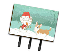 Load image into Gallery viewer, Cardigan Corgi Snowman Christmas Leash or Key Holder CK2063TH68