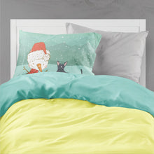 Load image into Gallery viewer, Scottish Terrier Snowman Christmas  Standard Pillowcase – Artistic Decorative Front, White Back CK2068PILLOWCASE