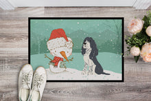 Load image into Gallery viewer, English Springer Spaniel Snowman Christmas Doormat - 18x27 Decorative Floor Mat – Indoor/Outdoor Rug with Artistic Flair CK2073MAT