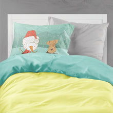 Load image into Gallery viewer, Airedale Terrier Snowman Christmas  Standard Pillowcase – Artistic Decorative Front, White Back CK2078PILLOWCASE