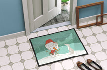 Load image into Gallery viewer, Italian Greyhound Snowman Christmas Doormat - 24x36 Decorative Floor Mat – Indoor/Outdoor Rug with Artistic Flair CK2089JMAT