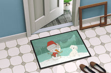 Load image into Gallery viewer, Maltese Snowman Christmas Doormat - 24x36 Decorative Floor Mat – Indoor/Outdoor Rug with Artistic Flair CK2094JMAT