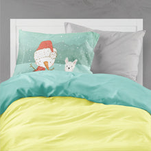 Load image into Gallery viewer, Westie Terrier Snowman Christmas  Standard Pillowcase – Artistic Decorative Front, White Back CK2097PILLOWCASE