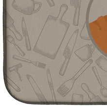 Load image into Gallery viewer, Akita In the Kitchen Dish Drying Mat – Absorbent, Artistic Kitchen Essentials CK2159DDM