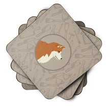 Load image into Gallery viewer, Akita In the Kitchen Foam Coaster  CK2159FC