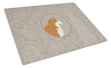 Load image into Gallery viewer, Akita In the Kitchen Glass Cutting Boards – Durable, Decorative Kitchen Art Large CK2159LCB