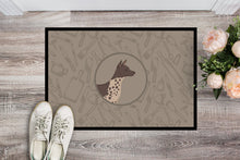 Load image into Gallery viewer, American Hairless Terrier In the Kitchen Doormat - 24x36 Decorative Floor Mat – Indoor/Outdoor Rug with Artistic Flair CK2161JMAT