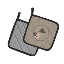 Load image into Gallery viewer, American Hairless Terrier In the Kitchen Pot Holders - Set of 2 - Heat-Resistant Kitchen Essentials CK2161PTHD