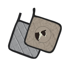 Load image into Gallery viewer, American Staffordshire Terrier In the Kitchen Pot Holders - Set of 2 - Heat-Resistant Kitchen Essentials CK2162PTHD