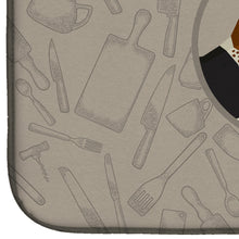Load image into Gallery viewer, Basset Hound In the Kitchen Dish Drying Mat – Absorbent, Artistic Kitchen Essentials CK2165DDM