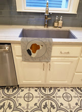 Load image into Gallery viewer, Basset Hound In the Kitchen Kitchen Towel – Artistic Dish Towel for Everyday Use CK2165KTWL