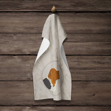 Load image into Gallery viewer, Basset Hound In the Kitchen Kitchen Towel – Artistic Dish Towel for Everyday Use CK2165KTWL