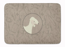 Load image into Gallery viewer, Bedlington Terrier In the Kitchen Machine Washable Memory Foam Mat CK2167RUG