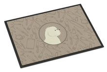 Load image into Gallery viewer, Bichon Frise In the Kitchen Doormat - 24x36 Decorative Floor Mat – Indoor/Outdoor Rug with Artistic Flair CK2168JMAT