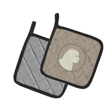 Load image into Gallery viewer, Bichon Frise In the Kitchen Pot Holders - Set of 2 - Heat-Resistant Kitchen Essentials CK2168PTHD