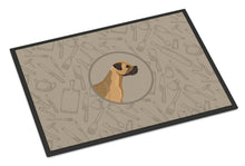 Load image into Gallery viewer, Border Terrier In the Kitchen Doormat - 24x36 Decorative Floor Mat – Indoor/Outdoor Rug with Artistic Flair CK2170JMAT