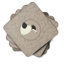 Load image into Gallery viewer, Borzoi In the Kitchen Foam Coaster  CK2171FC