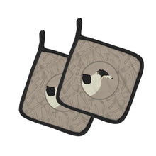 Load image into Gallery viewer, Borzoi In the Kitchen Pot Holders - Set of 2 - Heat-Resistant Kitchen Essentials CK2171PTHD