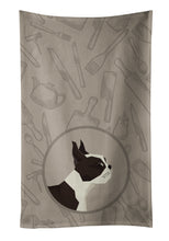 Load image into Gallery viewer, Boston Terrier In the Kitchen Kitchen Towel – Artistic Dish Towel for Everyday Use CK2172KTWL