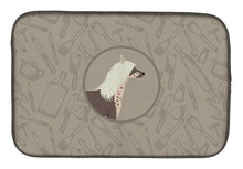 Load image into Gallery viewer, Chinese Crested In the Kitchen Dish Drying Mat – Absorbent, Artistic Kitchen Essentials CK2178DDM