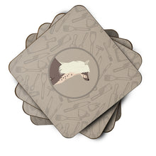 Load image into Gallery viewer, Chinese Crested In the Kitchen Foam Coaster  CK2178FC