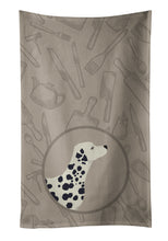 Load image into Gallery viewer, Dalmatian In the Kitchen Kitchen Towel – Artistic Dish Towel for Everyday Use CK2181KTWL