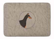 Load image into Gallery viewer, Doberman Pinscher In the Kitchen Machine Washable Memory Foam Mat CK2182RUG