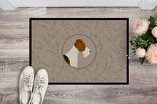 Load image into Gallery viewer, Fox Terrier In the Kitchen Doormat - 18x27 Decorative Floor Mat – Indoor/Outdoor Rug with Artistic Flair CK2185MAT