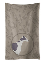 Load image into Gallery viewer, Greyhound In the Kitchen Kitchen Towel – Artistic Dish Towel for Everyday Use CK2190KTWL