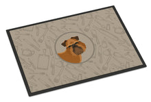 Load image into Gallery viewer, Brussels Griffon In the Kitchen Doormat - 24x36 Decorative Floor Mat – Indoor/Outdoor Rug with Artistic Flair CK2191JMAT