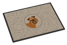 Load image into Gallery viewer, Brussels Griffon In the Kitchen Doormat - 18x27 Decorative Floor Mat – Indoor/Outdoor Rug with Artistic Flair CK2191MAT