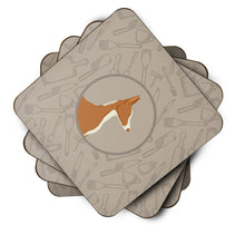 Load image into Gallery viewer, Ibizan Hound In the Kitchen Foam Coaster  CK2192FC