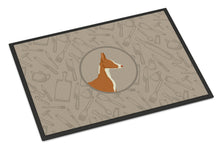 Load image into Gallery viewer, Ibizan Hound In the Kitchen Doormat - 18x27 Decorative Floor Mat – Indoor/Outdoor Rug with Artistic Flair CK2192MAT