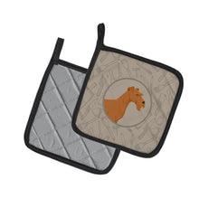 Load image into Gallery viewer, Irish Terrier In the Kitchen Pot Holders - Set of 2 - Heat-Resistant Kitchen Essentials CK2193PTHD