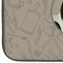 Load image into Gallery viewer, Japanese Chin In the Kitchen Dish Drying Mat – Absorbent, Artistic Kitchen Essentials CK2195DDM