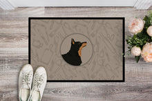 Load image into Gallery viewer, Lancashire Terrier In the Kitchen Doormat - 24x36 Decorative Floor Mat – Indoor/Outdoor Rug with Artistic Flair CK2197JMAT