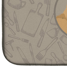 Load image into Gallery viewer, Norwich Terrier In the Kitchen Dish Drying Mat – Absorbent, Artistic Kitchen Essentials CK2198DDM